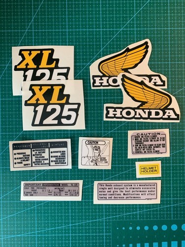 Honda 125 stickers - xl,